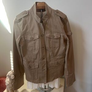 Pre-owned Tory Burch khaki jacket size M